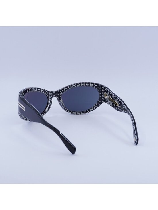 Marc Jacobs MJ 1087/S 0807 2K Sunglasses Black Cat Eye Frame, Grey AR Lenses main image 6